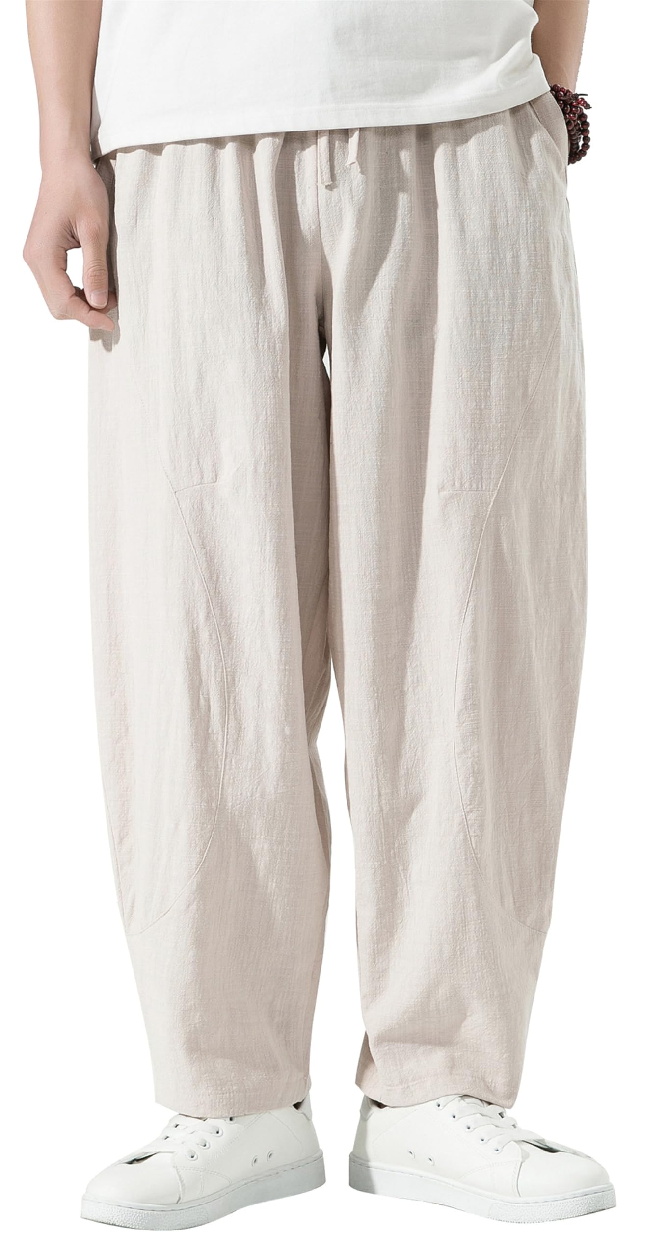 

Sarouel Linen Summer Long Large Aladdin Cropped 3XL [Drsshnx] Брюки, Мужские, Брюки, Длина 9/10, Одежда, Брюки, Размер, Хлопок, Конопля, Брюки, Брюки, бежевый