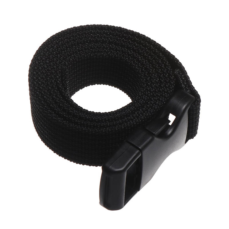 Cestovní uvázané nylonové zavazadlo s přivázaným nákladem Černé Odolný popruh na opasek s přezkou vačkou Cestovní sady Outdoor Camping Tool