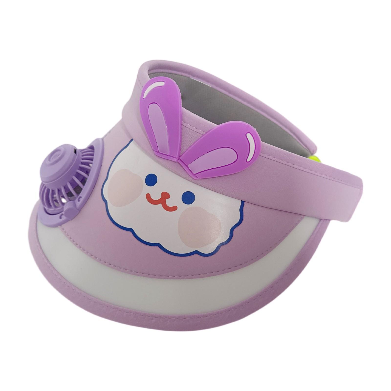 

Детская кепка-веер от солнца, сочетающая в себе функции солнца и вентилятора/технология невидимого черного вентилятора/длительный срок службы батареи/легкий и портативный One Size фиолетовый