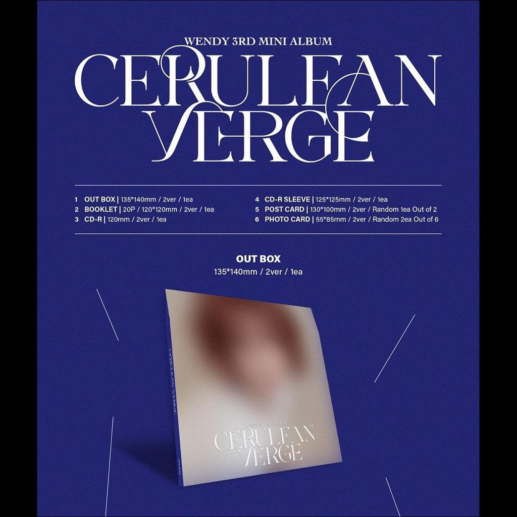 WENDY (Red Velvet) - Cerulean Verge Digipack Ver.