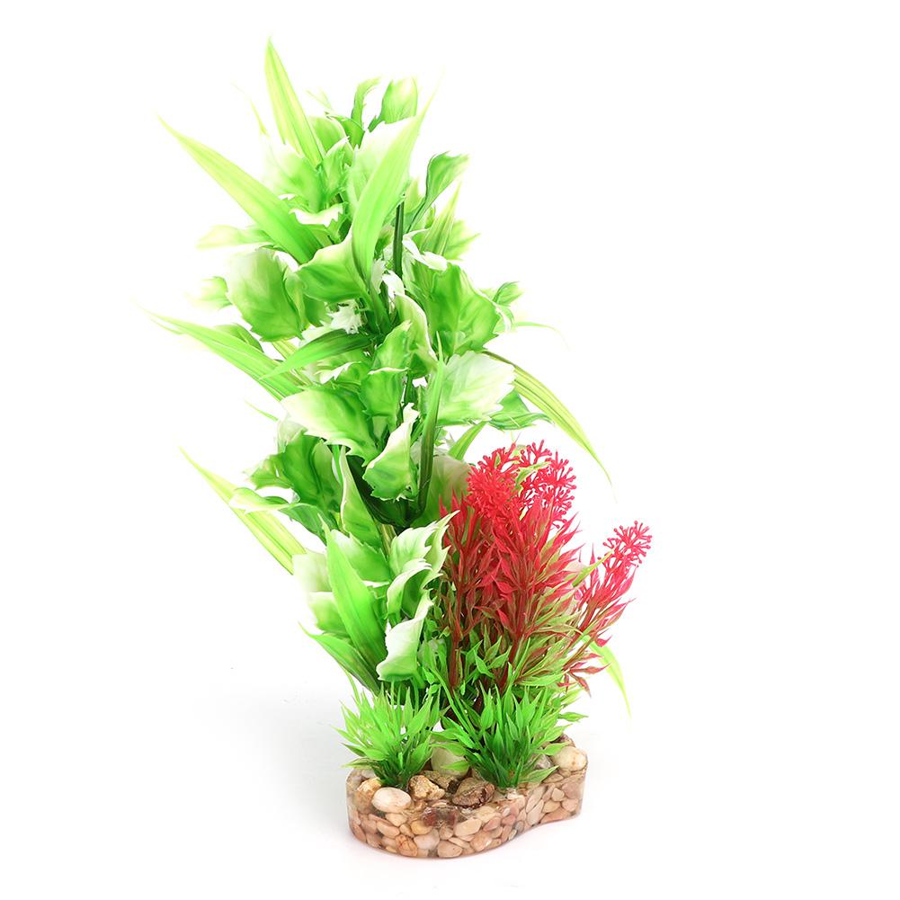 Aquarium Decoration Artificial Plastic Water Plants Grass for Fish Landscape