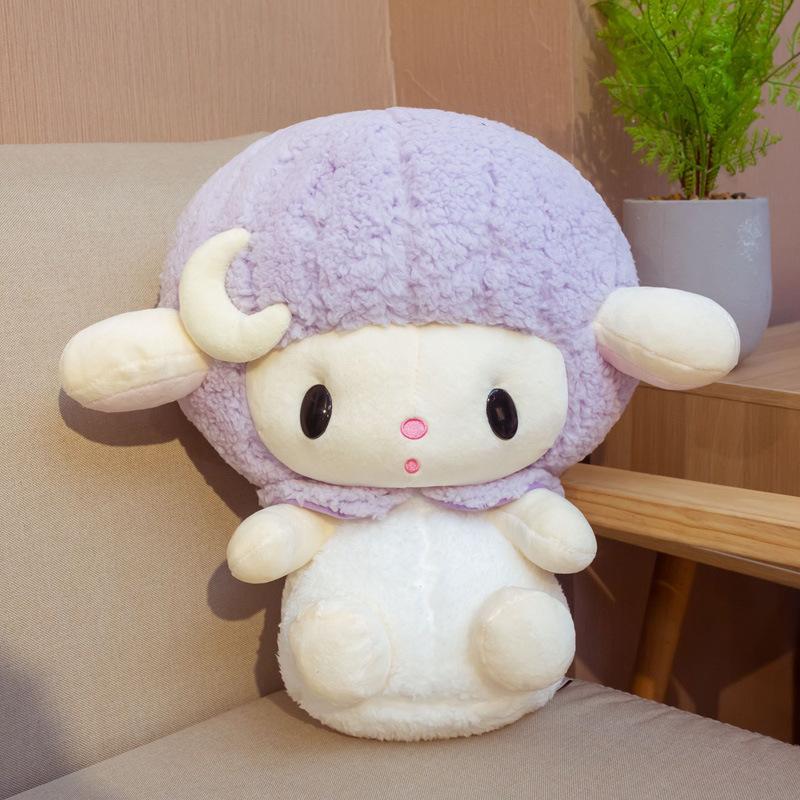 Cute Lamb Doll Velvet Toy Sheep Doll Girl Heart Children Soothing Doll Give Girlfriend Birthday Gift