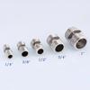 10pc 304 Stainless Steel Hexagonal Outer Wire Double Headed Straight Through Coupling Threaded Pipe Male Thread Hex Nipple Union