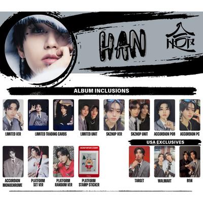 HAN Stray Kids SKZHOP HIPTAPE HOP ALBUM FOTO TESSERA