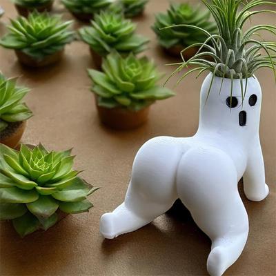 Funny Big Booty Ghost Planter Big Booty Air Plant Display Succulent Planter Decoration Plant Pots Funny Prank Gift
