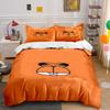 Orange Cat Facial Illustration. Bedding Sets Duvet Cover Sets Duvet Covers Pillowcases(1 * Duvet Cover 2 * Pillowcases, Without Duvet Insert)