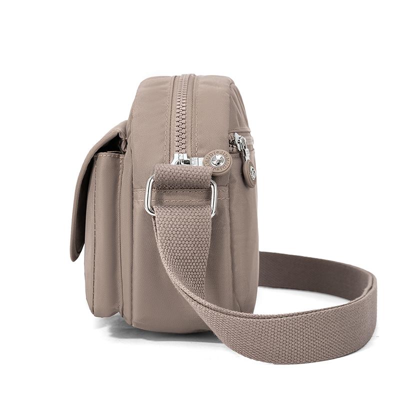 Waterproof Nylon Phone Bag Women's Multi-compartment Shoulder Bag Crossbody Bag