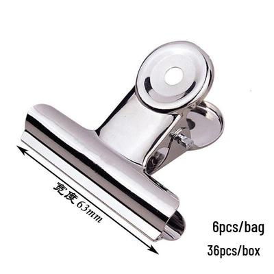 63mm Silber Runde Metall Büroklammern - Büroklammern in Box - Eisenklammern auf Lager