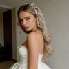 Elegante Perlenhaube für Damen Stilvolle Kopfbedeckung mit Imitationsperlen für Hochzeiten, Partys und den Alltag