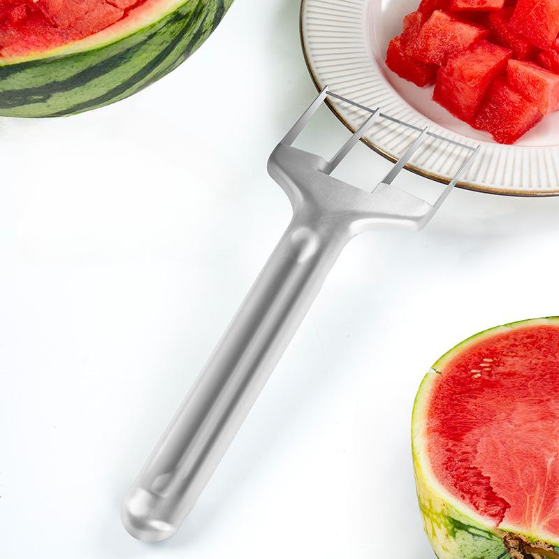 1PC Stainless Steel Watermelon Cutting Watermelon Artifact Multifunctional Fruit Watermelon Splitter Watermelon Cutting