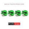 DSYCAR 4Pcs/Set Valve Caps for Tires Skull Style Universal Stem Valve Caps Attractive Dustproof Car Accessories Stem Caps1