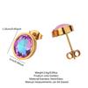 1 Pair Stainless Steel Stud Earring Lightweight Titanium Steel Earring Fashion Jewelry  Gift Giving