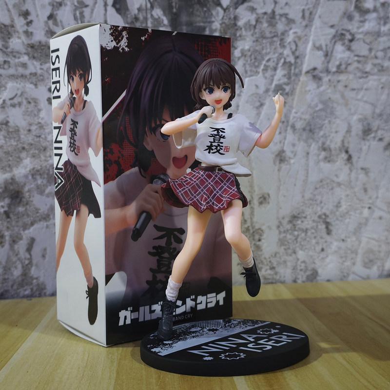 8Cm Girls Band Cry Nina Iseri Anime Figurine Detailed Character Statue Desktop Pc Case Ornament Premium Collectible Gift