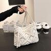 Korean Style Crochet Crossbody Bag Ethnic Style Ladies Underarm Bag  Travel