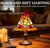 Stained Glass Magic LED Witch Hat Lamp Color USB Plug Resin Night Light Small Ornament30cm