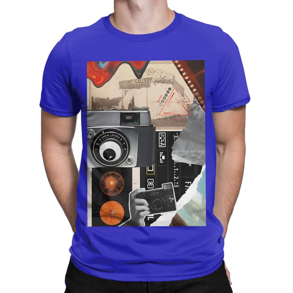 Collage Photographer Stuff Novelty Graphic 100 Cotton TShirt Fujifilm Tees Tops For Unisex