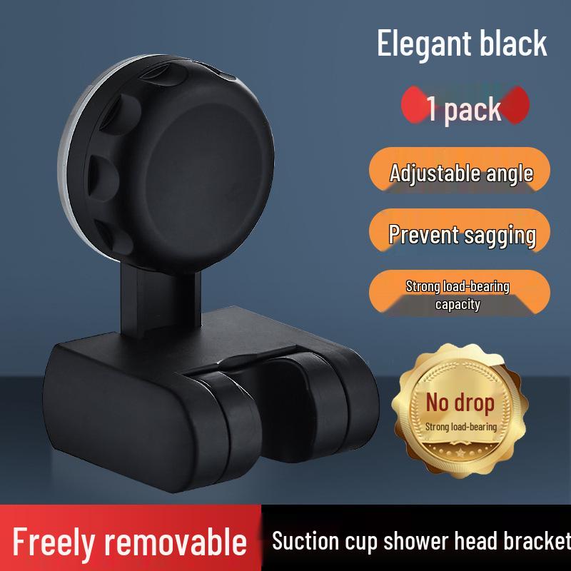 Universal No-Drill Suction Cup Shower Head Holder