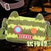 Funny Ugly Monster Crossbody Bag Sphynx Cat Plush Trendy Shoulder Bag Pink Adjustable Strap Daily Outdoor Adult