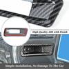 Rear License Plate Lamp Decor Accessories For Dodge Ram 1500 2018+ Carbon Fiber