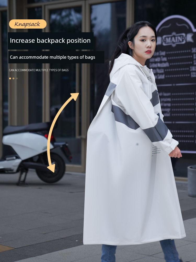 Raincoat Women's Long Full Body Rainproof Single Integrated Adult Outwear Electric Car Battery Car Special Poncho