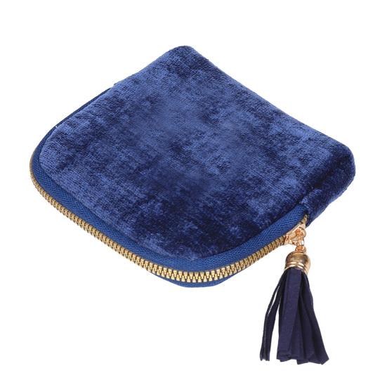 Sac à Bijoux Grande Capacité Fermeture Éclair Portable Organisateur de Bijoux de Voyage Multi-Compartiments Pochette de Rangement pour Bijoux