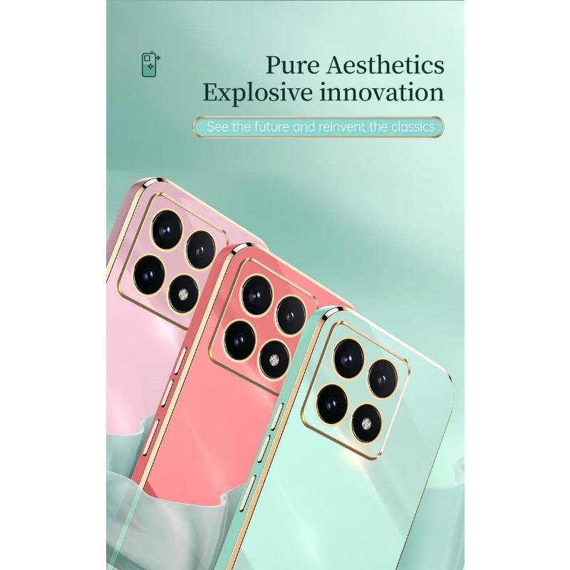 For Xiaomi 15T Pro Case Ring Stand Holder Phone Case For Xiaomi Mi 15 T Plating Bracket Soft Silicone Shockproof Back Cover