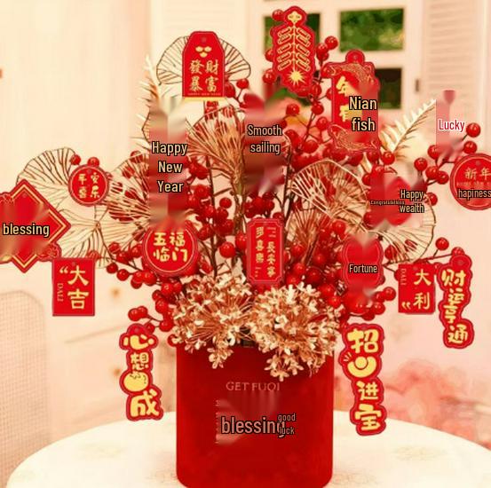New Year Fortune Bouquet: Wedding, Housewarming & Living Room Floral Arrangement