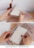 A7/A6 Cute Daisy Spiral Binder Notebook Agenda Cover with Storage Bag Kawaii Transparent School Diary Journal Planner Stationery