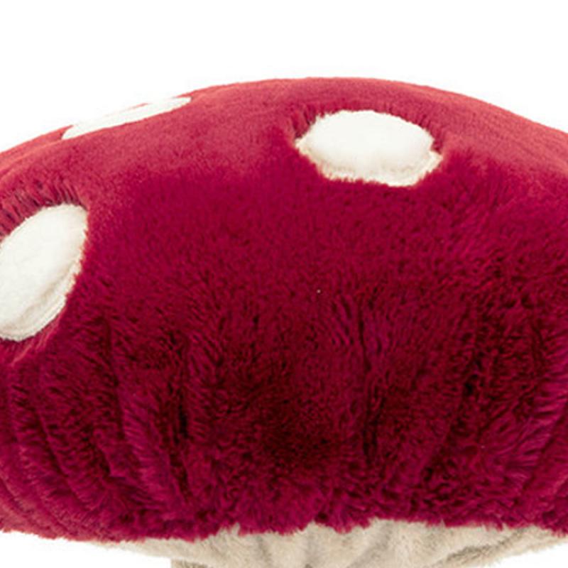 JELLYCAT Fun Food Series Amuseables Mushroom Mushroom Red Doll Plush Doll Sitting 23cm Height