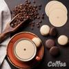 200 Stück 3,75 Zoll Kaffeefilter für Perkolatoren Ungebleicht mit Loch Ersatzfilterpack Einweg Natürlich