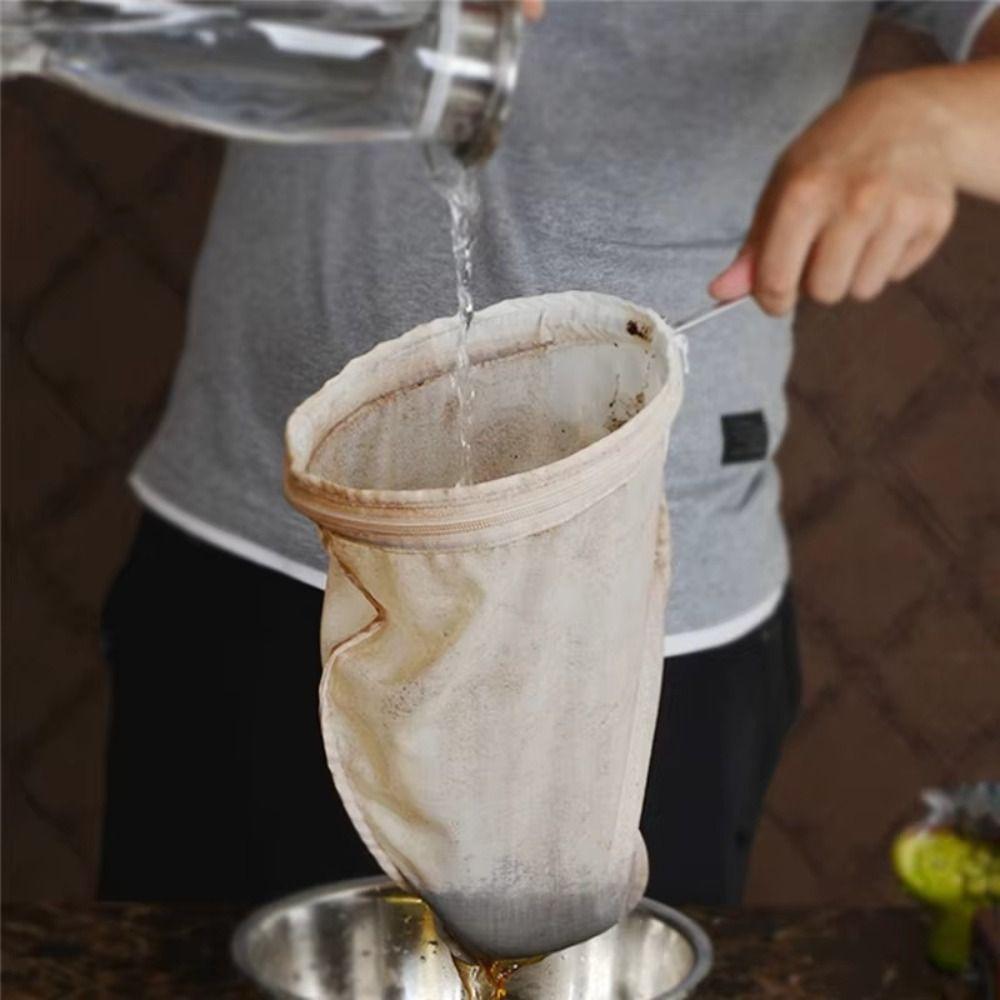 Ultra Fine Mesh Strainer Bags with/without Stand Removable Coffee Filter Sock  Herb Tea
