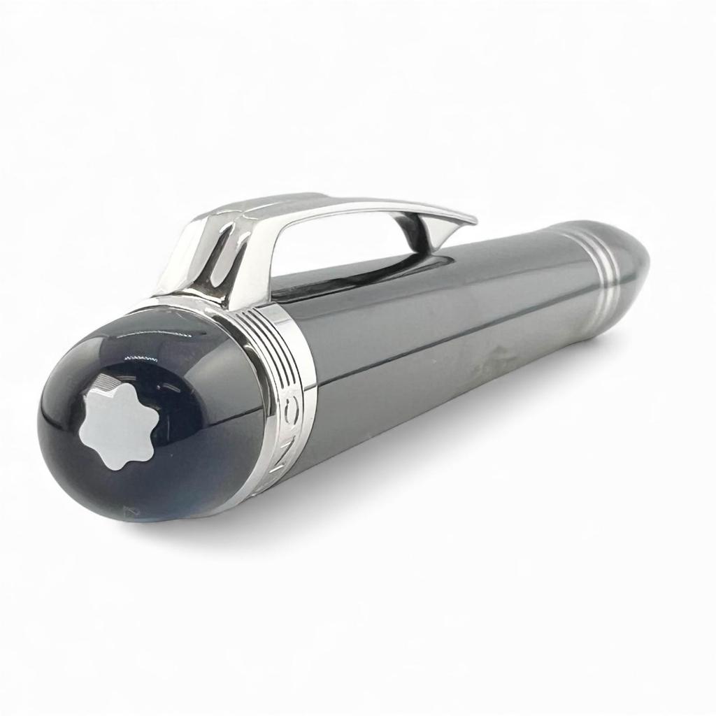 Excellent MONTBLANC Ballpoint Pen Starwalker New Blue Dome White Star Twist Type Used