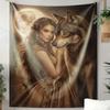 Goddess and Wolf Tapestry