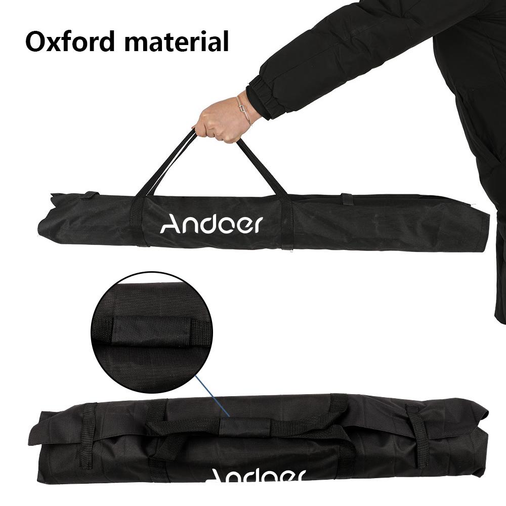 Andoer 200 * 300 cm / 78 * 118 cali Regulowany stojak na tło Zestaw fotograficzny Wsparcie w tle