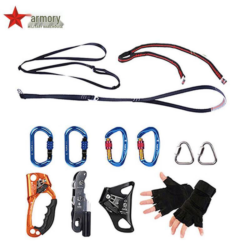 Outdoor Rock Climbing Caving Safety Gear Set