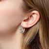 925 Silver Charms Colorful Bow Set Earrings Ring Beads Pendant for Women Bracelets Necklaces DIY Jewelry Gift