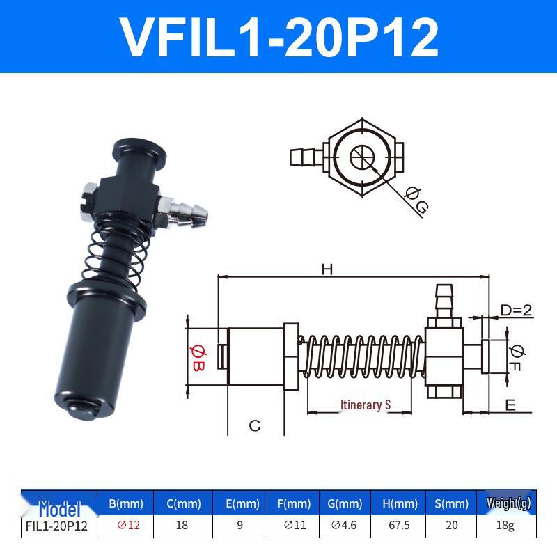 Leidun VFIL1EINS High-Precision Robotic Arm Vacuum Suction Cup Base Accessory