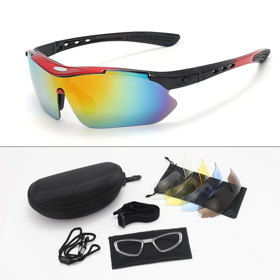 Austauschbare Radbrillen, Motorradbrillen, Fahrradsport, Bergsteigen. Myopie-Trendbrille