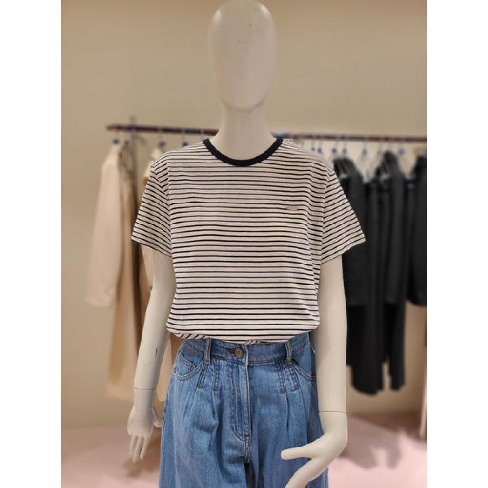 Cc Collect. Stripe Round Neck Tee C262psm133