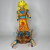 Dragon Ball Surrounding Statues, Unlimited Dry Objects, Super Three Goku Figures Can Be Exchanged for Anime Surrounding Super Saiyan