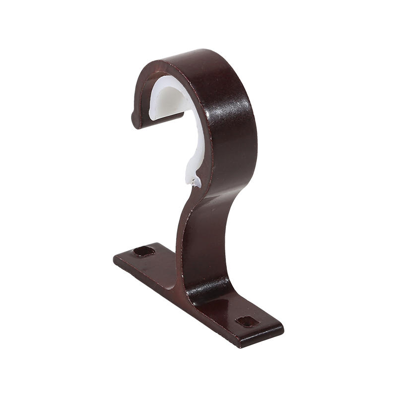 Curtain Rod Bracket Wall Ceiling Mount Holder For Roman Rod Aluminum Alloy Cloth Rail Support Home Curtain Fix Holder Accessory