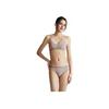 Calvin Klein Jacquard Breathable Sexy Bikini Triangle Underwear Women underwear Gray Brown QF7403ADPET