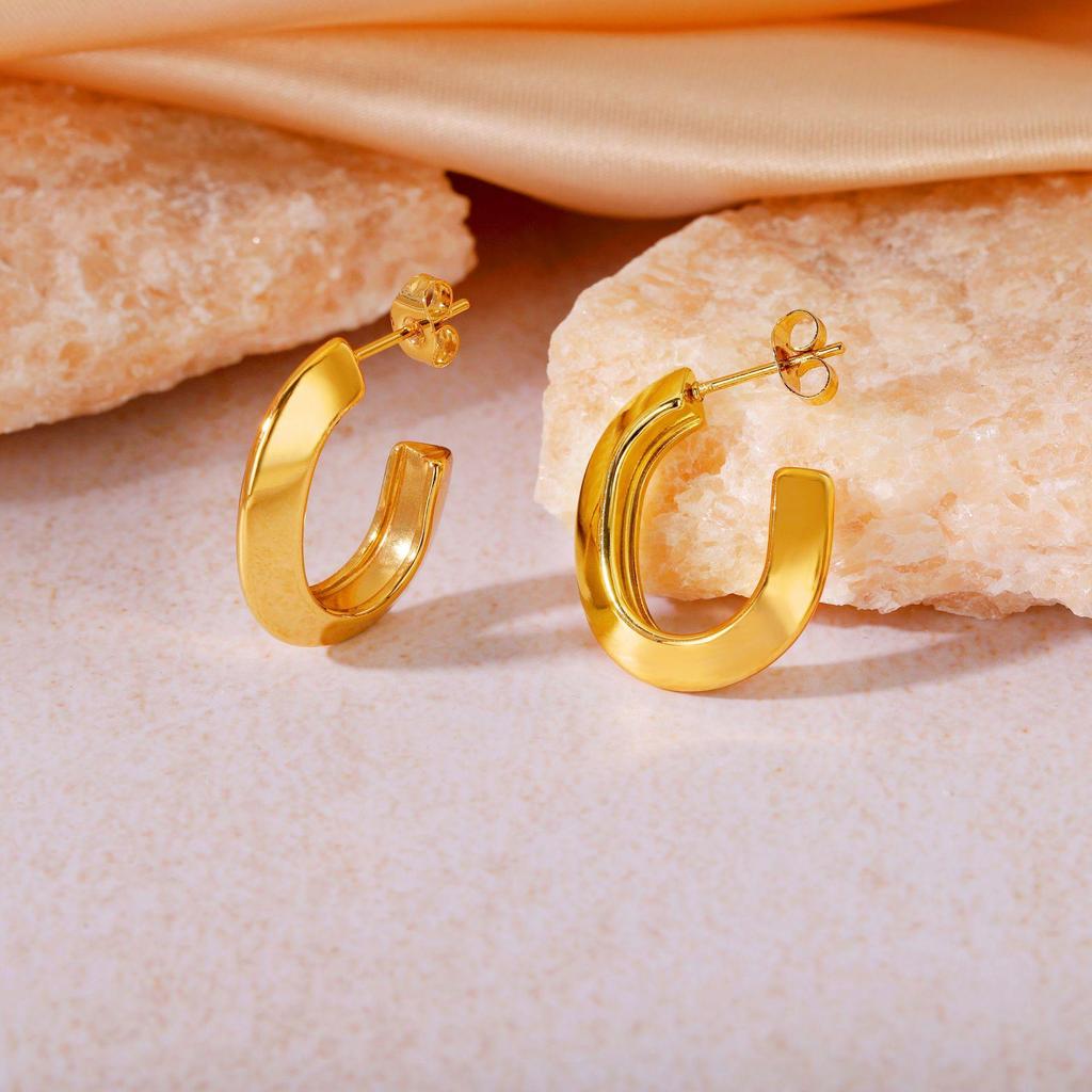 2025 Luxury Titanium Steel Earrings - No Fade, High-End Feel