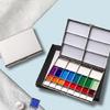 Empty Paint Palette Paint Tray Travel Paint Holder Paint Organizer Box, 2 Size Paint Box Compartments Designed For Art