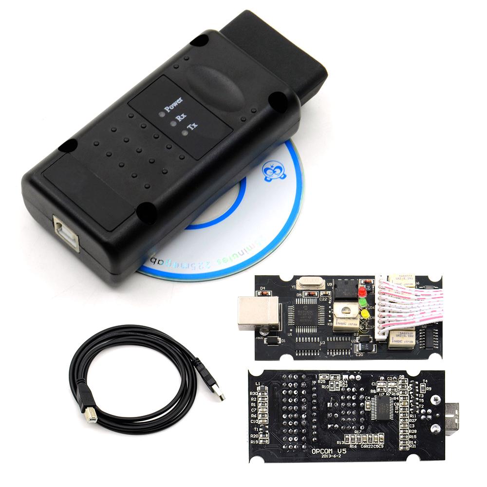 Für Opel OP COM Interface Mit PIC18F458 FTDI FT232RL V1.99 OBD2 Auto-Diagnose-Scanner OP-COM 2014V Fahrzeug Fehlererkennung