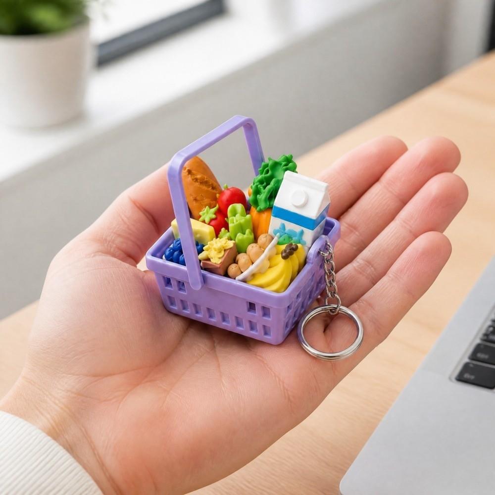 Satisfying Clicking Sound Fidget Toy Cute Basket Appearance Bag Pendant  Release Daily Stress