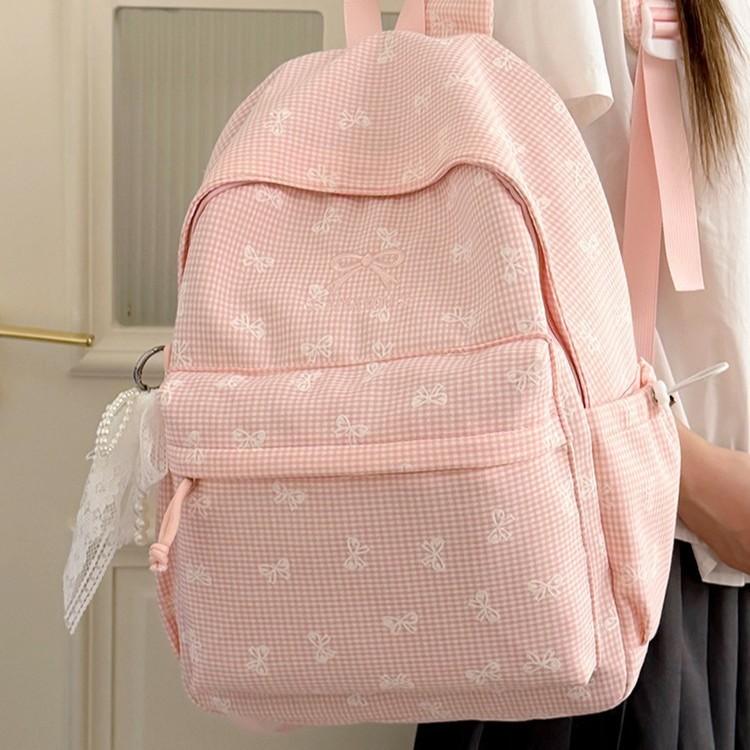 Schoolbag wholesale high-value campus junior high school students schoolbags ins cute, primary school students grades 1-1 multi-compartment backpack