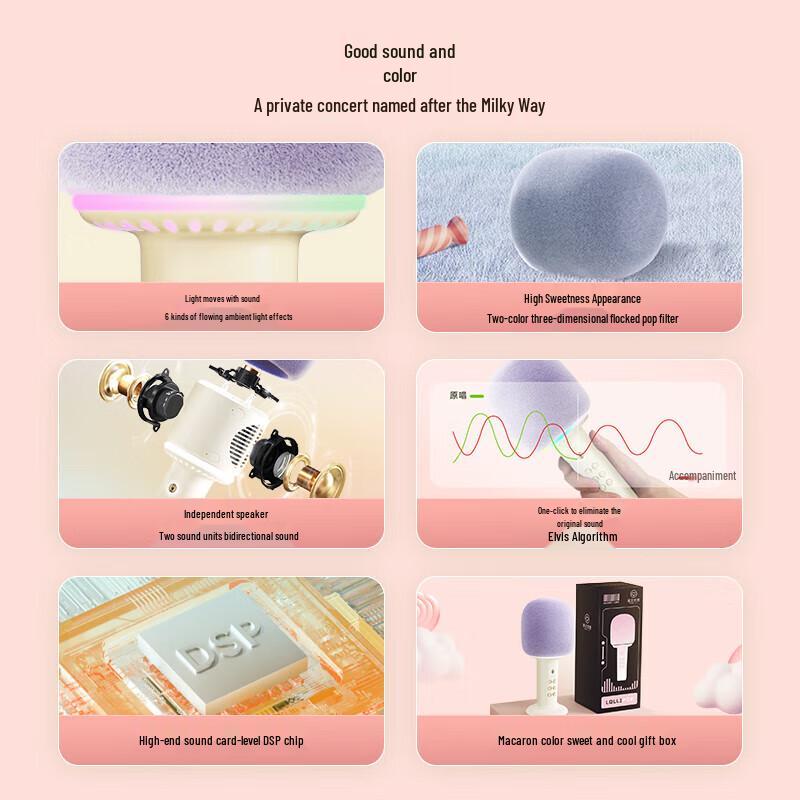 Muzen MW-X1 Lollipop Bluetooth KTV Microphone Speaker