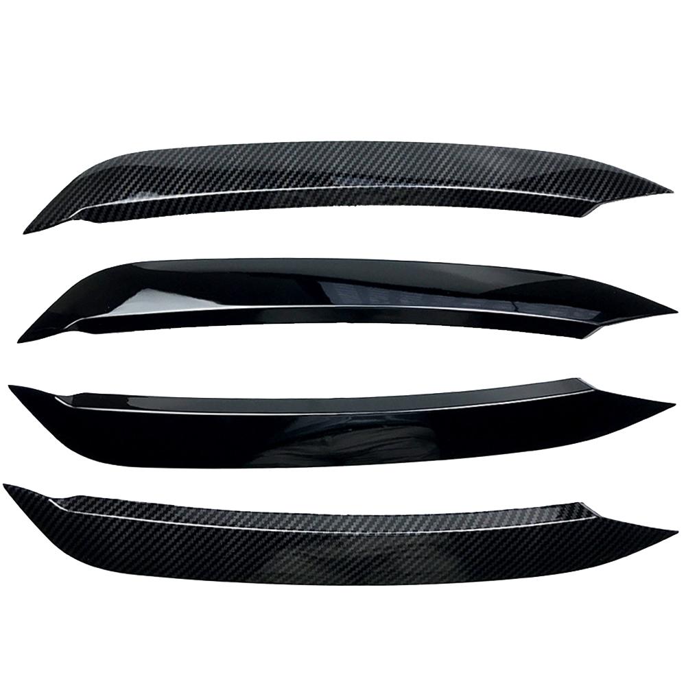 2ks Samolepka na obočí světlometu pro VW Volkswagen Polo Mk6 2019-2023 Kryt předního světlometu Ochranný prvek Doplňky pro styling auta