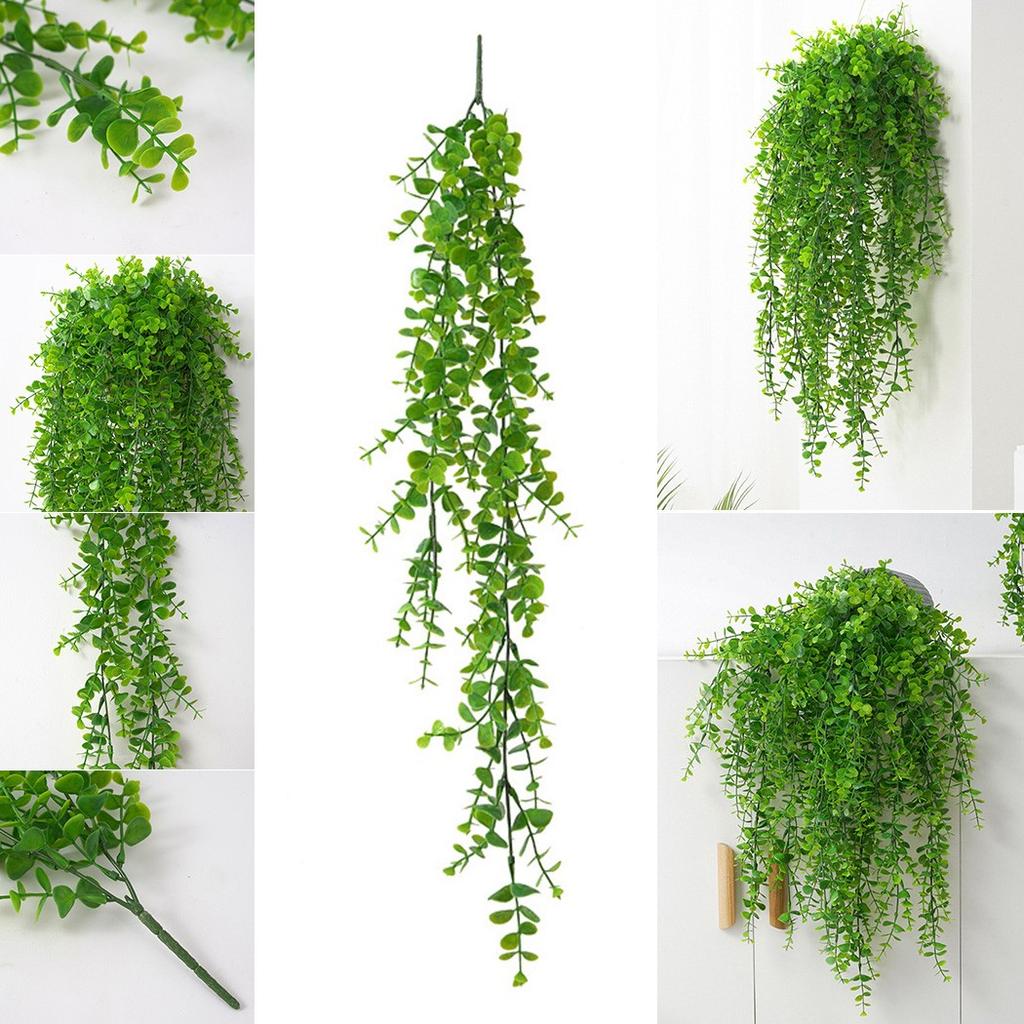 Weddings Fake Vine Office Green Plastic Artificial